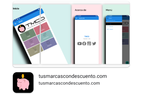 Descarga nuestra aplicación para android
